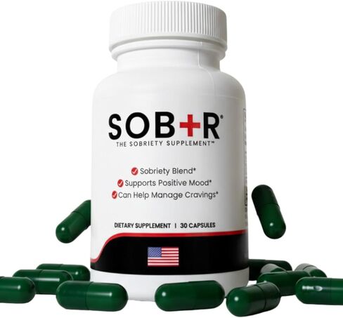مكمل SOB+R لاستعادة الأدوية الطبيعية | مانع الرغبة في تناول الكحول لدعم الإدمان | يستعيد العناصر الغذائية، ويعزز الوضوح العقلي | كبسولات نباتية - تركيبة علاجية، صُنعت في الولايات المتحدة الأمريكية | 30 عدد in Kuwait