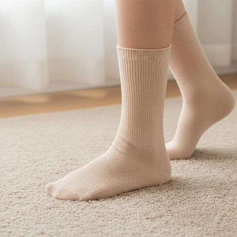 5Pcs Mid-Calf Thermal Socks Set, Plush Lined Winter Boot Socks for Cold Weather Indoor and Outdoor Wear in Saudi Arabia