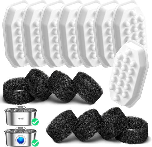Official Cat Water Fountain Filters Replacement & Pre-Filter Sponges for 3.2L/108oz Automatic Pet Fountain Dog Water Fountain in Saudi Arabia