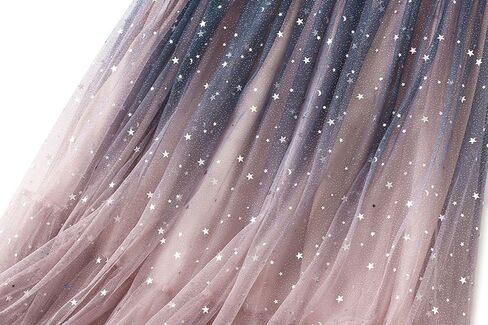 Womens Sequin Tulle Skirts Sparkly A-Line Mesh Skirt High Waist Glitter Pleated Skirts Casual Cocktail Party Skirt in Saudi Arabia