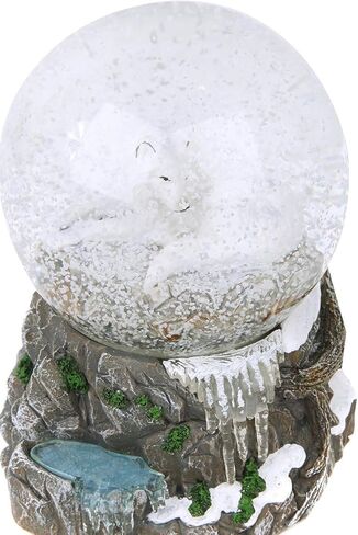 Nemesis Now Guardian of The North Snow Globe,Grey (LP) 14.5cm in Saudi Arabia