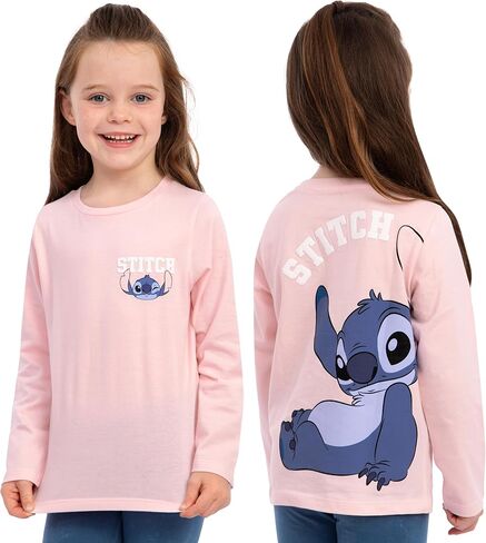 Disney Lilo and Stitch Shirt, Stitch Shirts for Girls, Cotton Girls Shirts in Saudi Arabia