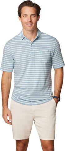 johnnie-O Original 4-Button Polo - Matthis Stripe in Saudi Arabia