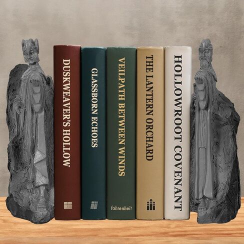 نهايات كتب كبيرة من الراتنج المزخرف - مقسم كتب غير قابل للانزلاق مقاس 9.5 بوصة، للقراء وهواة الجمع، للاستخدام المنزلي والمكتبي in Saudi Arabia