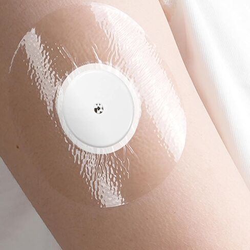 Sensor Covers for Libre 1/2/3, 40 Pack Waterproof Adhesive Patches,Transparent Tape Long Lasting Without Hole & Glue in The Center CGM Adhesive Patch - Enlite-Guardian-Freestyle Libre 14 Day Sensor in Saudi Arabia