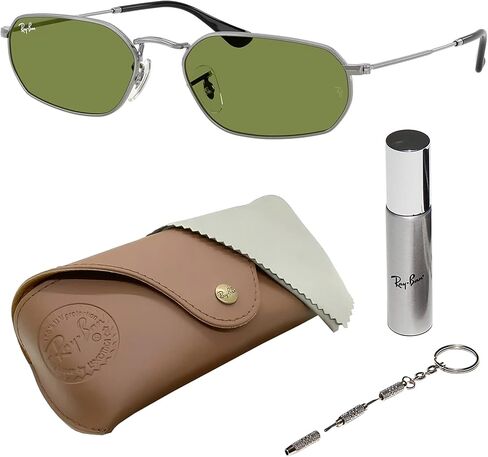 نظارات شمسية Ray-Ban RB3947 مربعة الشكل للرجال والنساء مع مجموعة نظارات RAYBAN الرسمية - تصميم كلاسيكي خالد in Kuwait