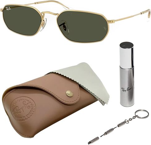 نظارات شمسية Ray-Ban RB3947 مربعة الشكل للرجال والنساء مع مجموعة نظارات RAYBAN الرسمية - تصميم كلاسيكي خالد in Kuwait