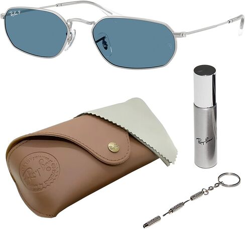 نظارات شمسية Ray-Ban RB3947 مربعة الشكل للرجال والنساء مع مجموعة نظارات RAYBAN الرسمية - تصميم كلاسيكي خالد in Kuwait
