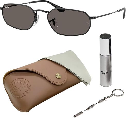 نظارات شمسية Ray-Ban RB3947 مربعة الشكل للرجال والنساء مع مجموعة نظارات RAYBAN الرسمية - تصميم كلاسيكي خالد in Kuwait
