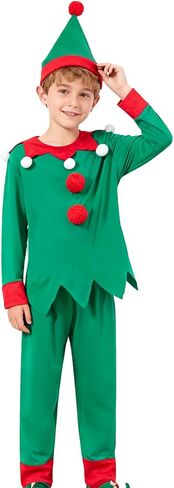 تلبيس قزم الكريسماس للأطفال زي مساعد سانتا للأولاد في عيد الميلاد in Kuwait