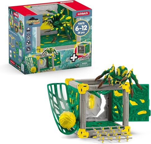 Schleich ELDRADOR Creatures BattleCave Jungle Tarantula Mythical Action Playset- Fantasy Toys for Boys and Girls Ages 7+ in Saudi Arabia
