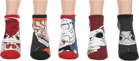 Bioworld Dandadan Mix Characters Womens Ankle Socks 5 Pack in Saudi Arabia