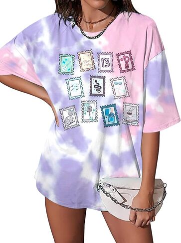 Oversized Country Music Album Shirts Women Concert T-Shirt Vintage Funny Stamp Graphic Tee Music Lovers Short Sleeve Tops in Kuwait