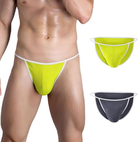 ZONBAILON Men's Sexy Underwear Briefs with Bugle Pouch Low Rise Breathable Soft Briefs in Saudi Arabia