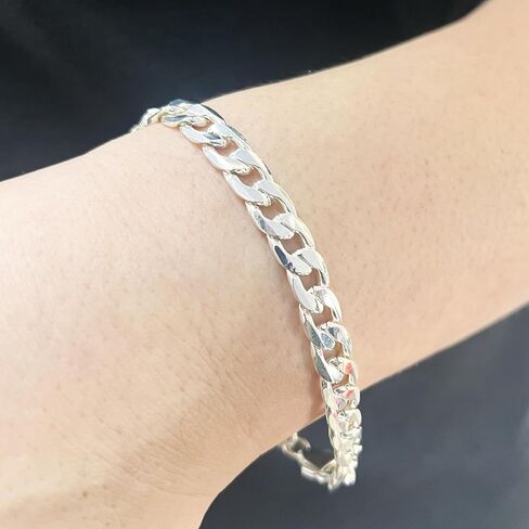Stylish Cuban Link Hand Chain Bracelet | Silver & Gold Plated in Saudi Arabia