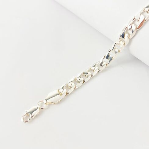 Stylish Cuban Link Hand Chain Bracelet | Silver & Gold Plated in Saudi Arabia