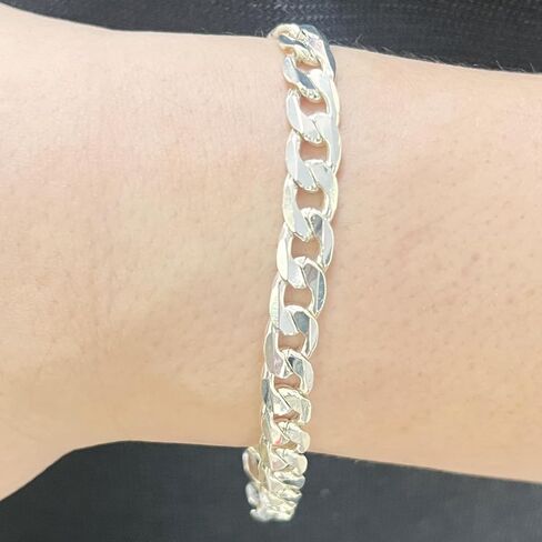 Stylish Cuban Link Hand Chain Bracelet | Silver & Gold Plated in Saudi Arabia