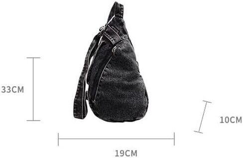 العصرية حقيبة رافعة للنساء Crossbody حقيبة رافعة الدنيم حقيبة كتف على ظهره فاني حقيبة بحزام للرياضة المشي لمسافات طويلة 2025 in Kuwait