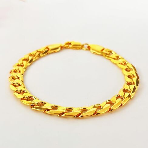 Stylish Cuban Link Hand Chain Bracelet | Silver & Gold Plated in Saudi Arabia