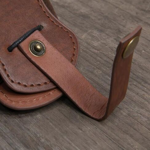 Retro Waist Bag, Belt Pouch, Vintage Leather Pouch, Portable Coin Purse for Travel, Style 4 in Saudi Arabia