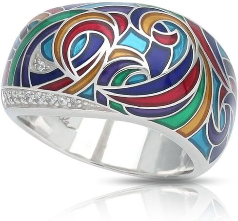 Belle Etoile Whirlwind Ring Blue & Multi Color in Saudi Arabia