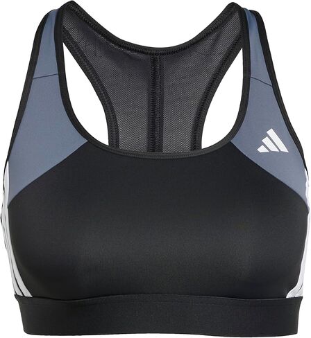حمالة صدر Powerreact Train 3-Stripes متوسطة الدعم للسيدات من Adidas in Saudi Arabia