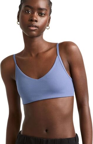Champion Womens Soft Touch Ribbed Sports Bra, C Logo in Saudi Arabia