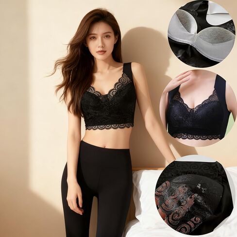 Women's Bra Wireless Push Up Bra Soft Support Comfortable Seamless Full Coverage Brassiere- Comfortable Daily Brassiere in Saudi Arabia
