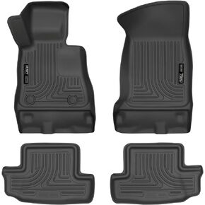 Husky Liners - Weatherbeater Floor Mats | Fits 2016 - 2024 Chevrolet Camaro Convertible/Coupe | Front & 2nd Row, 4 pcs. | Black - 99121