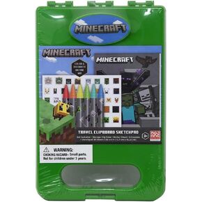 Innovative Designs Minecraft Travel Clipboard Sketchpad Coloring & Sticker Activity Set for Kids with Carrying Case in Saudi Arabia