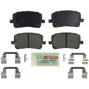 BOSCH BE923H Blue Ceramic Disc Brake Pad Set With Hardware - Compatible With Select Pontiac Vibe; Toyota Corolla, Matrix; FRONT