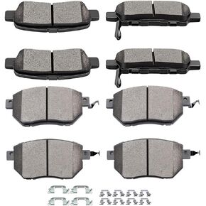 Ceramic Brake Pads Kits,SCITOO 8pcs Brakes Pads Set fit for 03-05 for Infiniti FX35,03-05 for Infiniti FX45,05-06 for Nissan Altima,04-08 for Nissan Maxima,03-07 09-12 for Nissan Murano in Kuwait