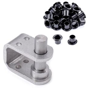 HolsterSmith Eyelet Setting Tool & (25) Eyelet Combo - (1) [#8 Eyelet Setting Tool (1/4 in.)] + (25) [#8-8 Black Eyelets (1/4 in.)] - for KYDEX Holster Making, Sewing, Canvas, Tent Making
