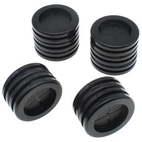 GWYAN 10 Pcs 1-3/16" ID 1-1/2" Drill Hole Rubber Grommet Firewall Plug Grommet Double-Sided Hole Plug for Wire Protection