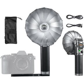 Godox Lux Master Retro TTL HSS Camera Flash,Touch Screen,Wireless Sync, Built in Battery,2.4G Wireless X System Compatible with Sony/Nikon/Canon/Fuji/Leica/Sigma/Panasonic