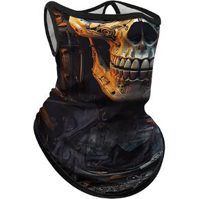 Obacle Neck Gaiter Face Mask Bandana with Ear Loops for Men Women Sun Protection