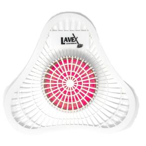 Lavex Urinal Screen and Deodorizer | Red Deodorizing Block | Universal Fit | Strawberry Scent | 12 Pack