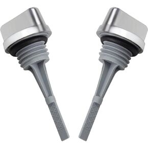 amavoler 2 Pcs Motorcycle Oil Dipstick 60mm Aftermarket Replacement Parts Fit for 50cc 70cc 90cc 110cc 125cc Horizontal Engine ATV Quad Pit Dirt Bike Go Kart.
