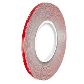 3M VHB LSE110 - Acrylic Foam Double-Sided Tape, Top of the Line, for Difficult Surfaces - Resistant to Water, High and Low Temperatures, Vibrations, Impacts - Automotive, Home, Sports (9.84' x 0.47'')