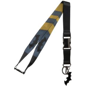 Bioworld Batman Symbol Breakaway Neck Lanyard Superhero Keychain