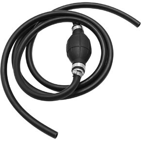 5/16 Fuel Line Assembly, Hose Line Marine Outboard Boat Motor RVs Fuel Assembly with Primer Bulb Steel Hose Clamps 3FT