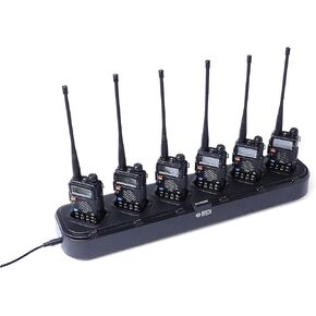 BTECH CH-5-6 6-Way Gang Charger for BF-F8HP, UV-5X3, UV-5R, UV-5RA (BL-5 Battery), Bulk Bank Multi Charger for BaoFeng, BTECH