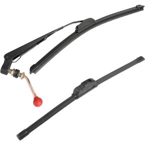 bylikeho UTV Wiper,UTV Windshield Wiper Kit,Car Accessories UTV Manual Hand Operated Windshield Wiper Assembly with Instruction,Compatible with Polaris Ranger RZR Can Am Kawasaki Pioneer Golf Cart