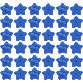 ARTIBETTER 100Pcs Rubber Pin Backs Butterfly Clutch Holder Replacement Star Shaped Badge Pin Backs Tie Tacks Clutch Pin Cap Keepers Pin Locks for Lapel Brooch