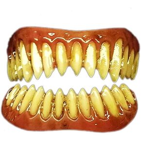 Raptor FX Fangs 2.0 Evil Teeth Dental Veneer, Light Stain, Adult