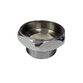 Krowne 22-503 Lever Drain Reducer, Converts 2" NPS Fitting on All Waste Drains to 1-1/2" NPS Male, Nickel Plated Brass, Fits All Twist and Rotary Waste Drains​‌‌‍​​‌‌​‌‌‍​​‌‌‌​‍​​‌‌‌​‍​‌​​‌​‍​​‌‌‌‌​
