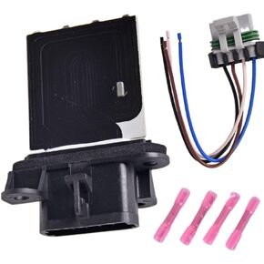 HVAC Fan Blower Motor Resistor Kit Compatible with 2005 2006 2007 2008 2009 2010-2017 Toyota Tacoma Vehicles Replaces 973-582 8713804050 8713804052 ‎4P1650 JA1772 RU1435（with Harness）
