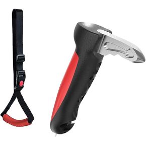 Locisne Car Door Assistance Handle, 5 in 1 Vehicle Support Handles Multifunctional Portable Safety Hammer Seatbelt Cutter Car Handle Assist with Lighting Function for Elderly and Handicapped in Kuwait