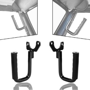 BOMLING Grab Handles, 2 pcs Front Grab Bars for Jeep Wrangler TJ & Unlimited 1997-2006, Black