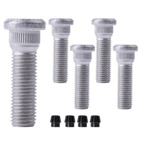 CIOM 5PCS 49mm Long & M12x1.5 Wheel Studs Kit，OEM#610-266 90942-02049 Compatible with Chevrolet Lexus Toyota,Essential Car Accessories Lug Bolts Secure Wheel Hubs